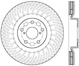 StopTech StopTech 12-15 Lexus IS350 Cross Drilled Right Front Rotor for Lexus IS XE30
