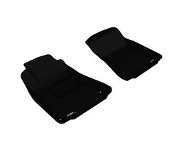 3D Mats 2006-2013 Lexus IS Kagu 1st Row Floormat - Black for Lexus ISF USE20