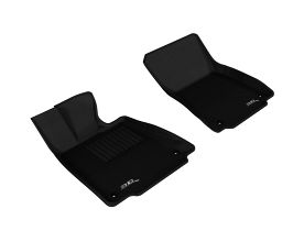 3D Mats 2014-2020 Lexus IS Kagu 1st Row Floormat - Black for Lexus ISF USE20