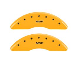 MGP Caliper Covers 4 Caliper Covers Engraved Front & Rear Yellow finish black ch for Lexus ISF USE20