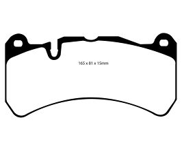EBC 07-08 Ferrari 430 Scuderia 4.3 Bluestuff Front Brake Pads for Lexus ISF USE20
