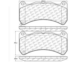 StopTech StopTech Street Touring 08-09 Lexus IS F Front Brake Pads for Lexus ISF USE20