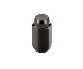 McGard Hex Lug Nut (Cone Seat) M14X1.5 / 22mm Hex / 1.635in. Length (Box of 144) - Black for Lexus LC Z100