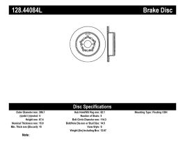 StopTech StopTech 5/93-98 Toyota Supra (Exc Turbo) Drilled Left Rear Rotor for Lexus LS 2