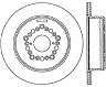 StopTech StopTech Power Slot 5/93-98 Supra Non-Turbo Rear Left SportStop CRYO Slotted Rotor for Lexus LS400