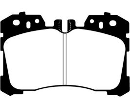 EBC 07+ Lexus LS460 4.6 Greenstuff Front Brake Pads for Lexus LS 4 Early