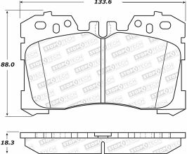 StopTech StopTech Street Brake Pads for Lexus LS 5