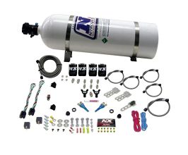 Nitrous Express Sport Compact EFI Dual Stage Nitrous Kit (35-75 x 2) w/15lb Bottle for Lexus LS UCF20