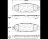 StopTech StopTech Street Brake Pads - Rear for Lexus LS400