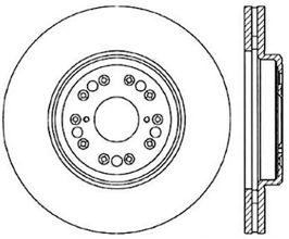 StopTech StopTech Sport Slotted (CRYO) 95-00 Lexus LS Front Left Rotor for Lexus LS UCF20