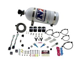 Nitrous Express Sport Compact EFI Dual Stage Nitrous Kit (35-75 x 2) x 2 w/10lb Bottle for Lexus LS UCF30