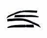 AVS 01-06 Lexus LS430 Ventvisor Low Profile Deflectors 4pc - Smoke w/Chrome Trim