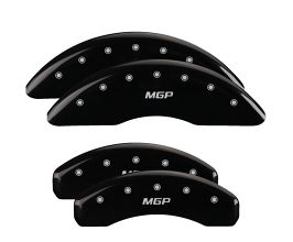 MGP Caliper Covers 4 Caliper Covers Engraved Front & Rear Black Finish Silver Char 2005 Lexus LS430 for Lexus LS UCF30