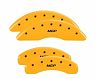 MGP Caliper Covers 4 Caliper Covers Engraved Front & Rear Yellow Finish Black Char 2002 Lexus LS430