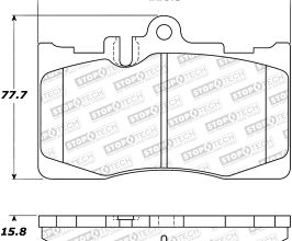 StopTech StopTech Street Brake Pads for Lexus LS UCF30