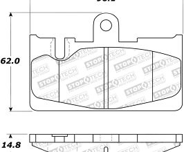 StopTech StopTech Street Rear Brake Pads 01-06 Lexus LS430 for Lexus LS UCF30
