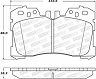 StopTech StopTech Street Brake Pads for Lexus LS600h / LS460 Base/L
