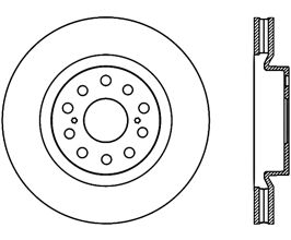 StopTech StopTech 07-17 Lexus LS460 Front CRYO Rotor for Lexus LS XF40 Late