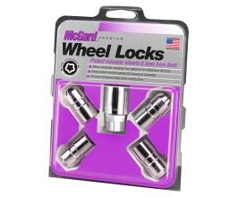 McGard Wheel Lock Nut Set - 4pk. (Cone Seat) M14X1.5 / 21mm & 22mm Dual Hex / 1.639in. L - Chrome for Lexus LS XF40 Late