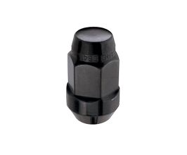 McGard Hex Lug Nut (Cone Seat Bulge Style) M14X1.5 / 22mm Hex / 1.635in. Length (Box of 144) - Black for Lexus LS XF40 Late