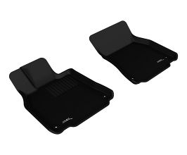 3D Mats 2007-2012 Lexus LS460/LS460L Kagu 1st Row Floormat - Black for Lexus LS XF40