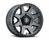 ICON Rebound 18x9 5x150 25mm Offset 6in BS 110.1mm Bore Titanium Wheel for Lexus LX470