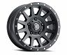 ICON Compression 17x8.5 5x150 25mm Offset 5.75in BS 110.1mm Bore Satin Black Wheel for Lexus LX470
