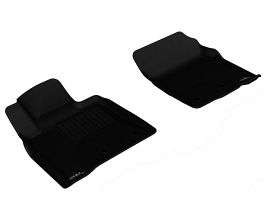 3D Mats 2012-2020 Lexus/Toyota LX/Land Cruiser Kagu 1st Row Floormat - Black for Lexus LX 3 Early
