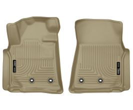 Husky Liners 13-16 Lexus LX570 / 13-16 Toyota Land Cruiser WeatherBeater Front Tan Floor Liners for Lexus LX 3 Early