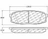 StopTech StopTech 2008 Lexus LX570 Rear Truck & SUV Brake Pad for Lexus LX570