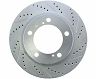 StopTech StopTech Select Sport 14-15 Toyota Land Cruiser Drilled / Slotted Front Driver-Side Brake Rotor for Lexus LX570