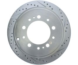StopTech StopTech Select Sport 13-17 Toyota Land Cruiser Sport Drilled / Slotted Rear Driver-Side Brake Rotor for Lexus LX 3 Early