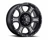 ICON Shield 20x9 5x150 16mm Offset 5.625in BS 110.1mm Bore Satin Black/Machined Wheel for Lexus LX570