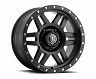 ICON Six Speed 17x8.5 5x150 25mm Offset 5.75in BS 116.5mm Bore Satin Black Wheel for Lexus LX570