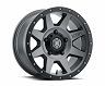 ICON Rebound 18x9 5x150 25mm Offset 6in BS 110.1mm Bore Titanium Wheel for Lexus LX570