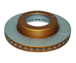 DBA 98-05 Lexus LX470 / 98+ Toyota LandRunner 100 Series Front Drilled & Slotted Street Series Rotor for Lexus LX J100