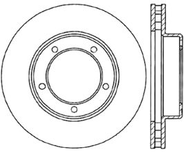 StopTech StopTech 98-07 Lexus LX / Toyota Land Cruiser Cryo Slotted Front Left Sport Brake Rotor for Lexus LX J100