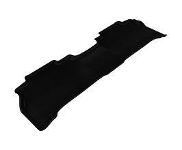 3D Mats 2008-2020 Lexus/Toyota LX/Land Cruiser Kagu 2nd Row Floormats - Black for Lexus LX J200 Late