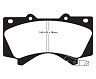 EBC 08+ Lexus LX570 5.7 Greenstuff Front Brake Pads for Lexus LX570