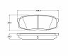 StopTech StopTech 07-17 Toyota Tundra Street Performance Rear Brake Pads