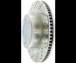 StopTech StopTech Select Sport 07-17 Toyota Tundra Drilled and Slotted Sport Right Front Rotor for Lexus LX J200 Late