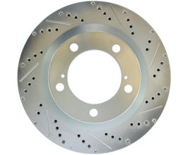 StopTech StopTech Select Sport 07-17 Toyota Tundra Sport Slotted & Drilled Front Left Rotor for Lexus LX J200 Late