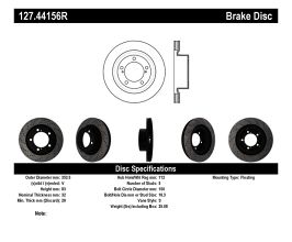 StopTech StopTech 07-09 Toyota Tundra / 08-09 Toyota Sequoia Front Right Slotted & Drilled Rotor for Lexus LX J200 Late