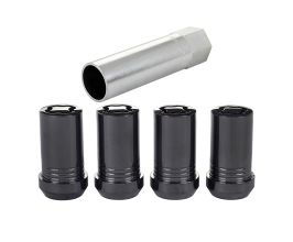 McGard Wheel Lock Nut Set - 4pk. (Tuner / Cone Seat) M14X1.5 / 22mm Hex / 1.648in. Length - Black for Lexus LX J200 Late