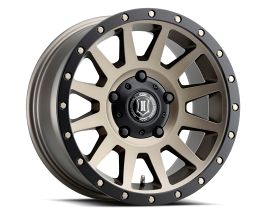 ICON Compression 17x8.5 5x150 25mm Offset 5.75in BS 110.1mm Bore Bronze Wheel for Lexus LX J200 Late