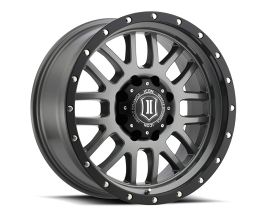 ICON Alpha 20x9 5x150 16mm Offset 5.625in BS Gunmetal Wheel for Lexus LX J200 Late