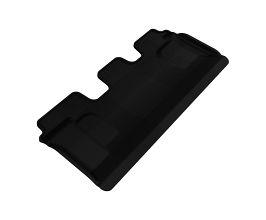 3D Mats 2008-2020 Lexus/Toyota LX/Land Cruiser Kagu 3rd Row Floormats - Black for Lexus LX J200
