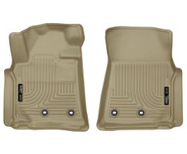 Husky Liners 13-16 Lexus LX570 / 13-16 Toyota Land Cruiser WeatherBeater Front Tan Floor Liners for Lexus LX J200
