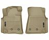 Husky Liners 13-16 Lexus LX570 / 13-16 Toyota Land Cruiser WeatherBeater Front Tan Floor Liners for Lexus LX570