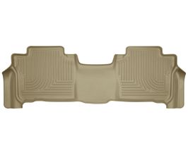 Husky Liners 13-16 Lexus LX570 / 13-16 Toyota Land Cruiser WeatherBeater 2nd Row Tan Floor Liners for Lexus LX J200